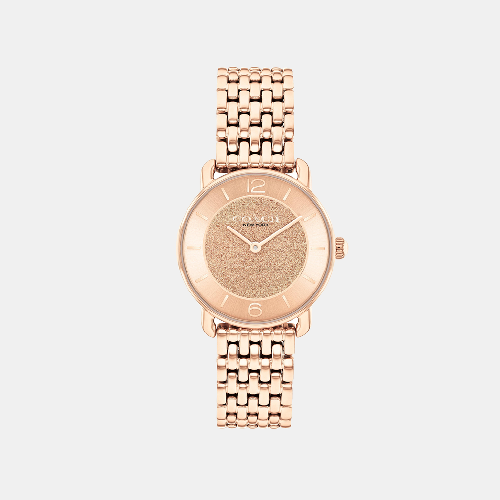 Coach Round Rose Gold Analog watch