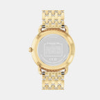 Elliot Women Quartz Gold Dial Analog Stainless Steel Watch 14504374