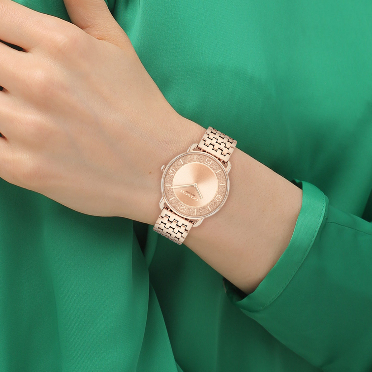 Coach Stainless Steel Round watch