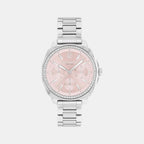 Kitt Women Quartz Pink Dial Multi-Function Stainless Steel Watch 14504392