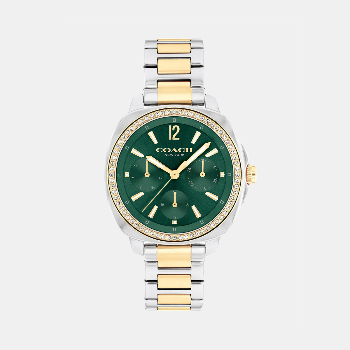 Coach Tonneau Green Multi-Function watch