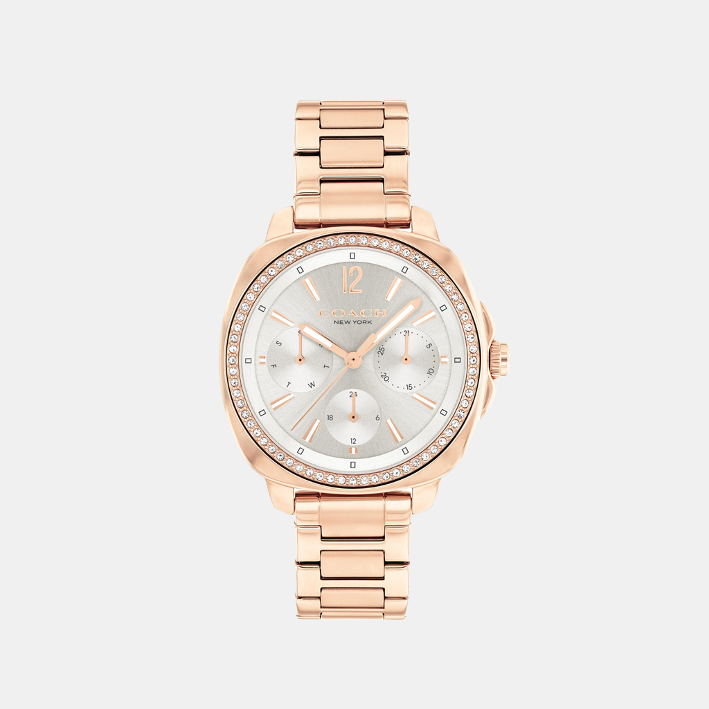 Coach Tonneau Grey Multi-Function watch