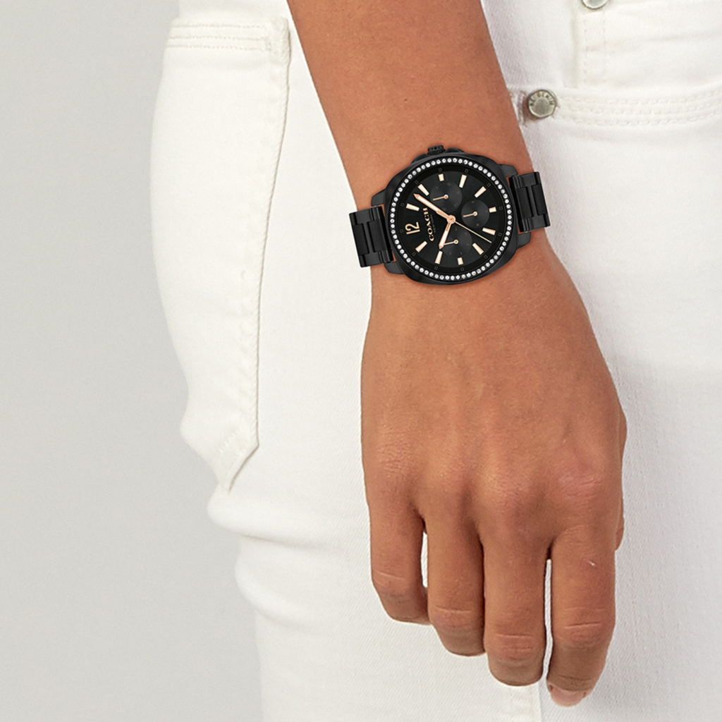 Coach Stainless Steel Tonneau watch