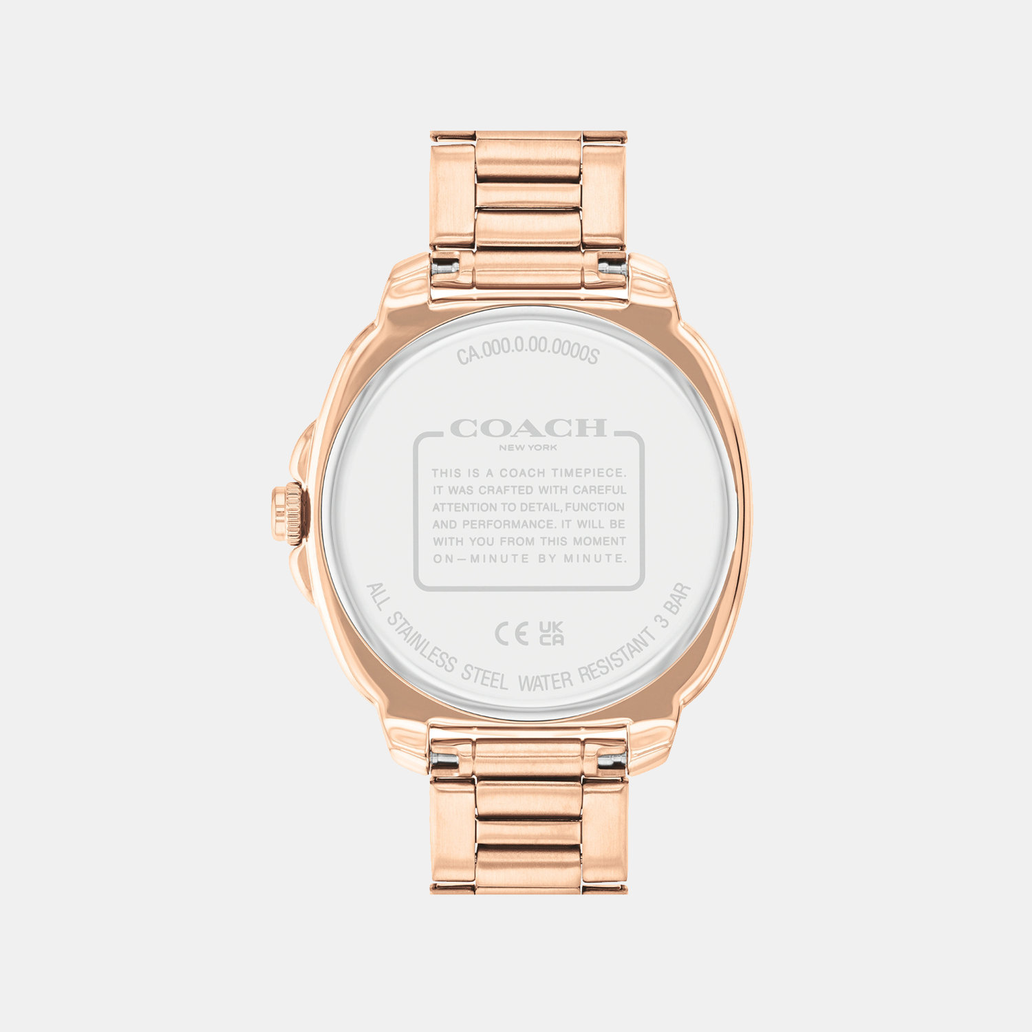 Coach Women Tonneau Blush watch