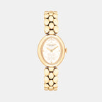 Coach Oval Silver Analog watch