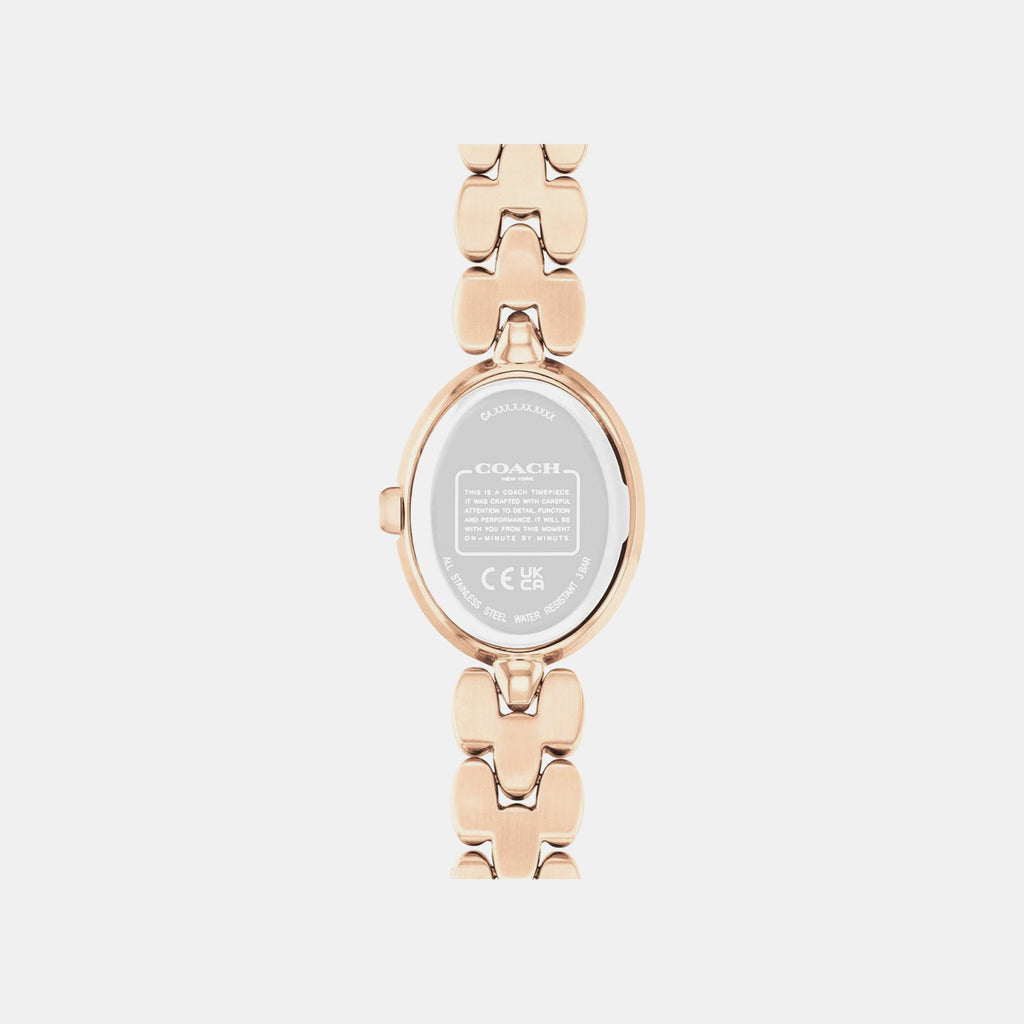 Sammy Women Quartz White Dial Analog Stainless Steel Watch 14504418