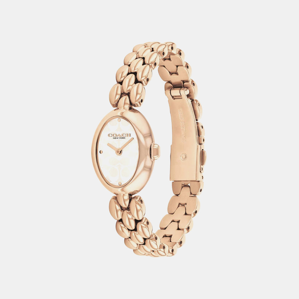 Sammy Women Quartz White Dial Analog Stainless Steel Watch 14504418