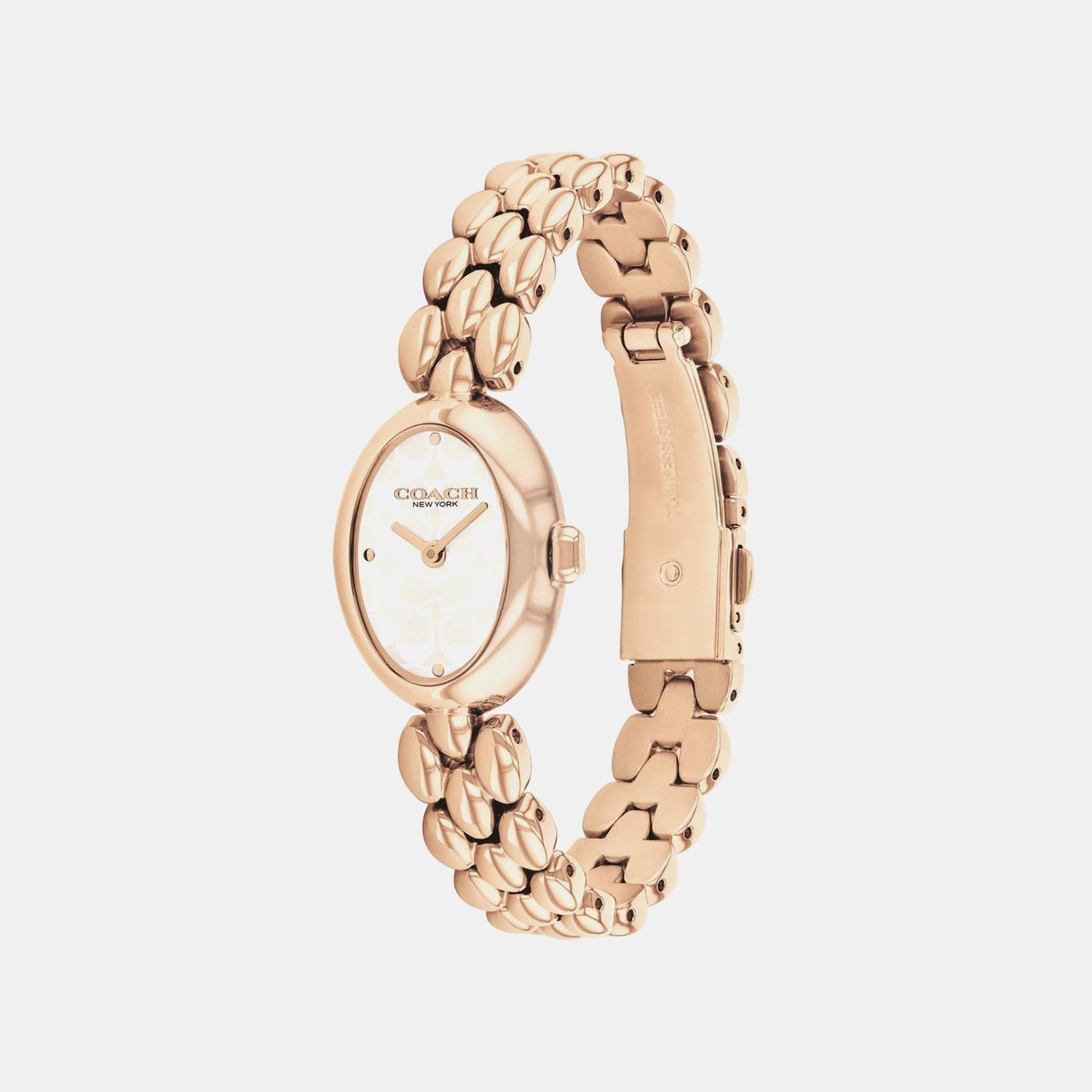 Sammy Women Quartz Silver White Dial Analog Stainless Steel Watch 14504418