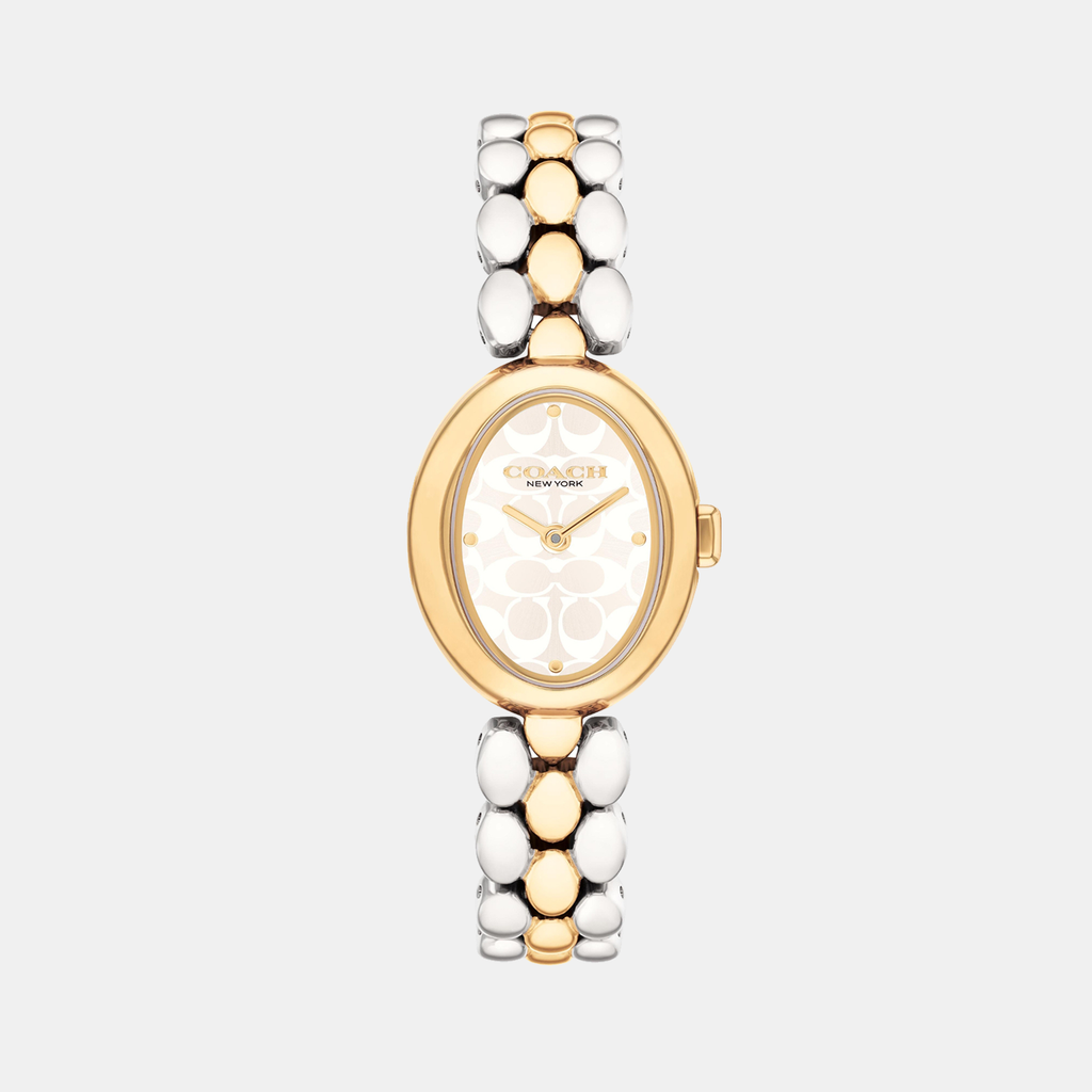Coach Oval White Analog watch