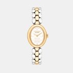 Coach Oval White Analog watch