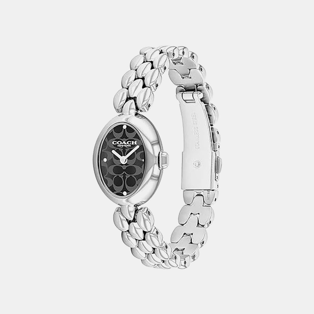 Sammy Women Quartz Black Dial Analog Stainless Steel Watch 14504420