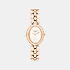 Coach Oval Silver Analog watch