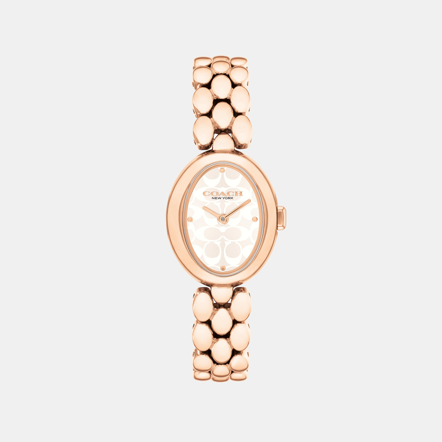 Coach Oval Silver Analog watch