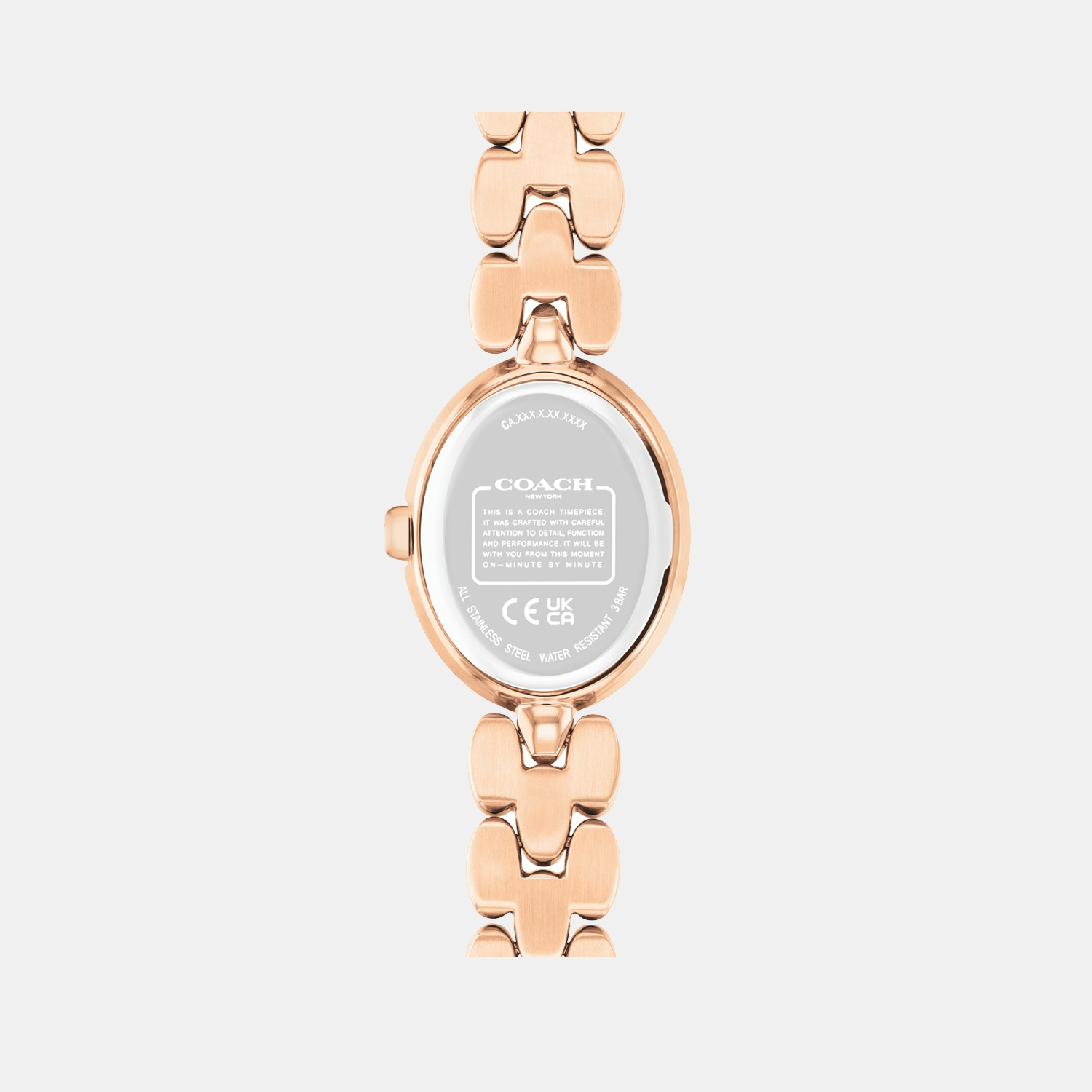 Coach Women Oval Silver watch