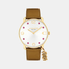 Elliot Women Quartz Silver White Dial Analog Stainless Steel Watch 14504449