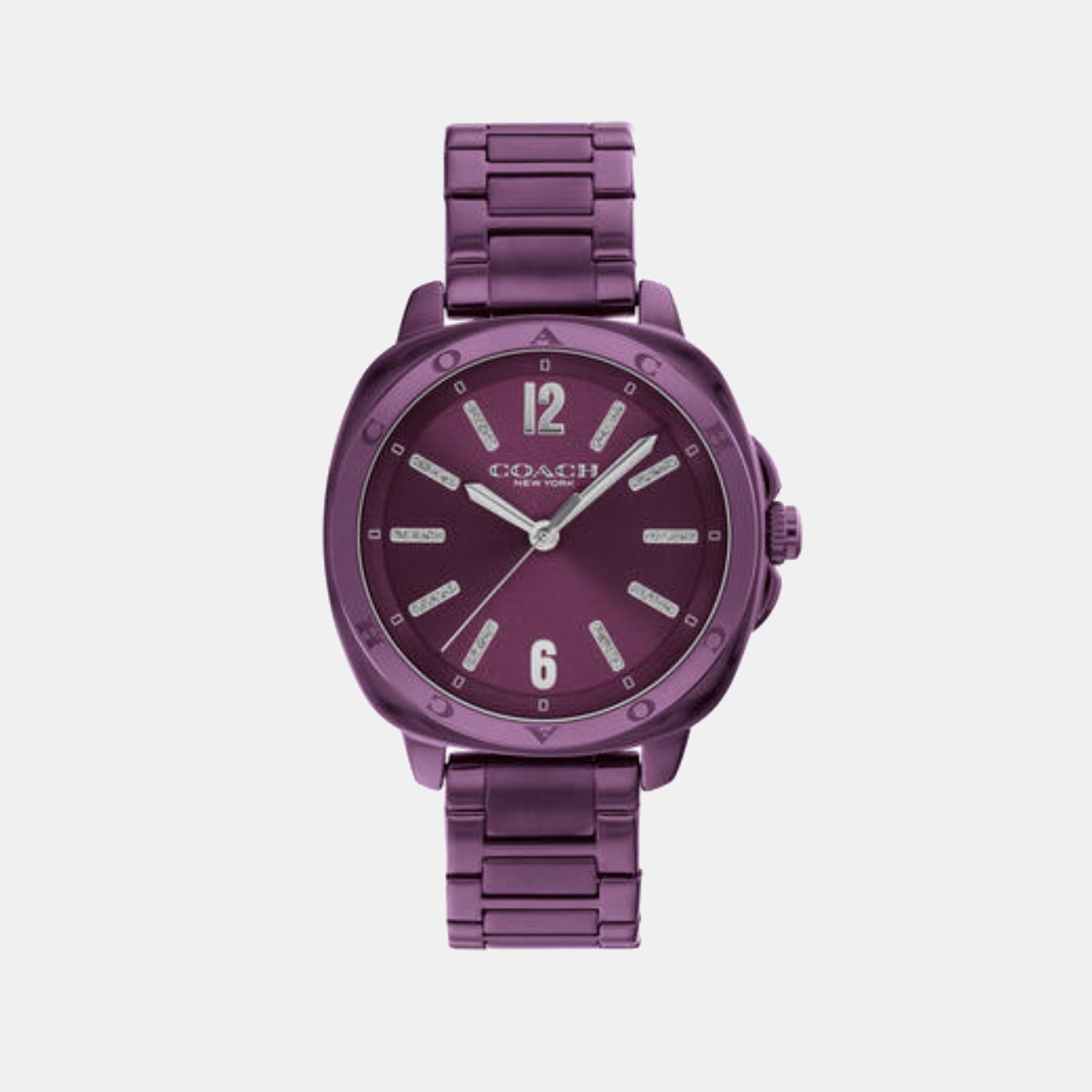 Kitt Women Quartz Purple Dial Analog Stainless Steel Watch 14504466