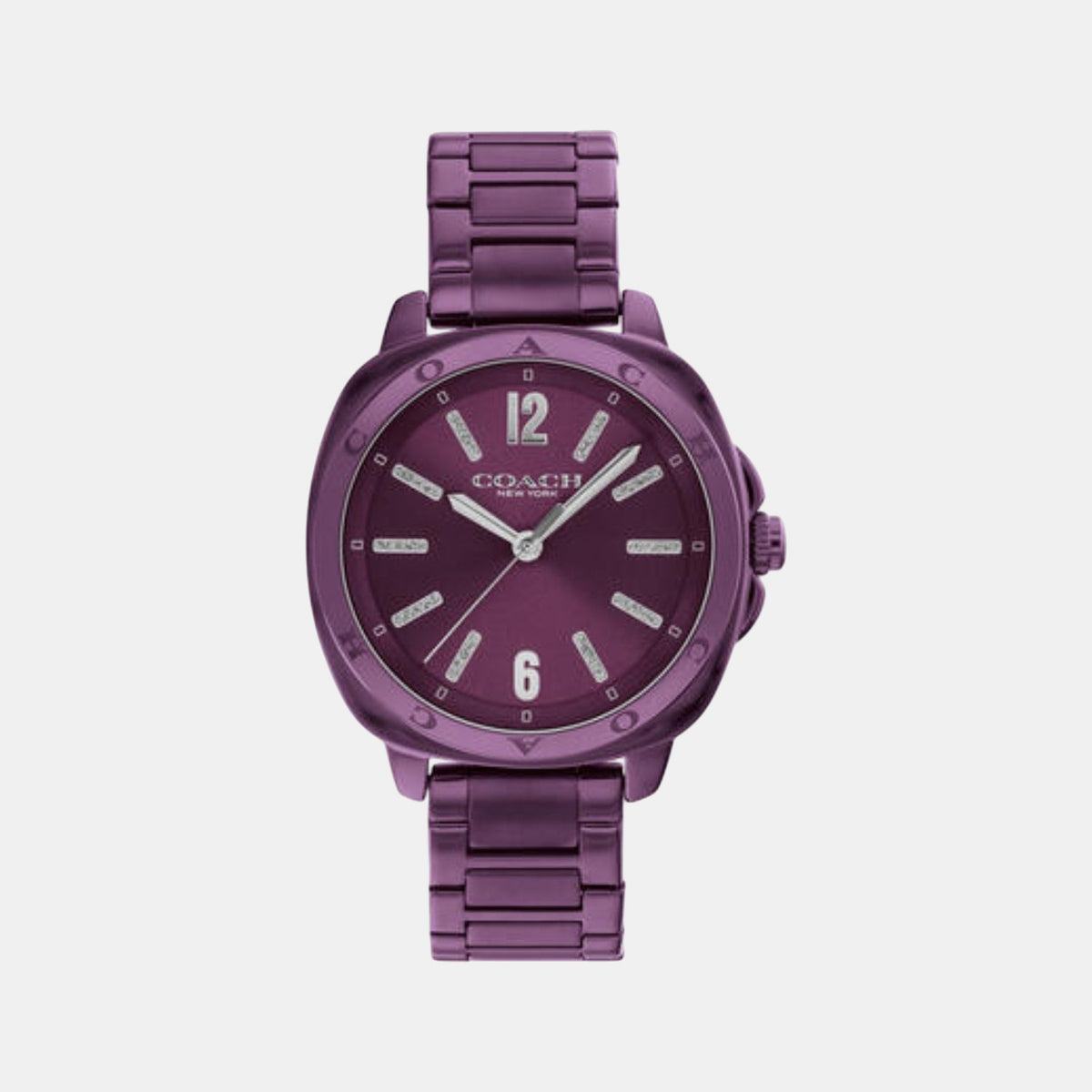 Kitt Women Quartz Purple Dial Analog Stainless Steel Watch 14504466