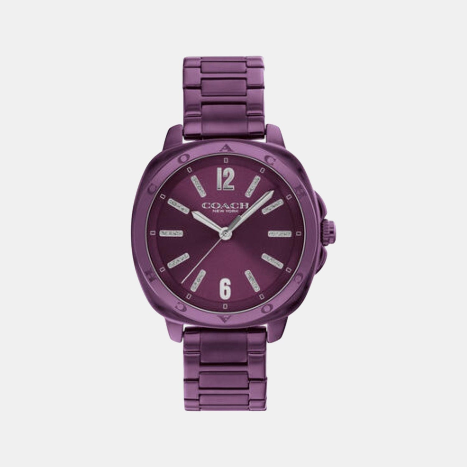 Kitt Women Quartz Purple Dial Analog Stainless Steel Watch 14504466