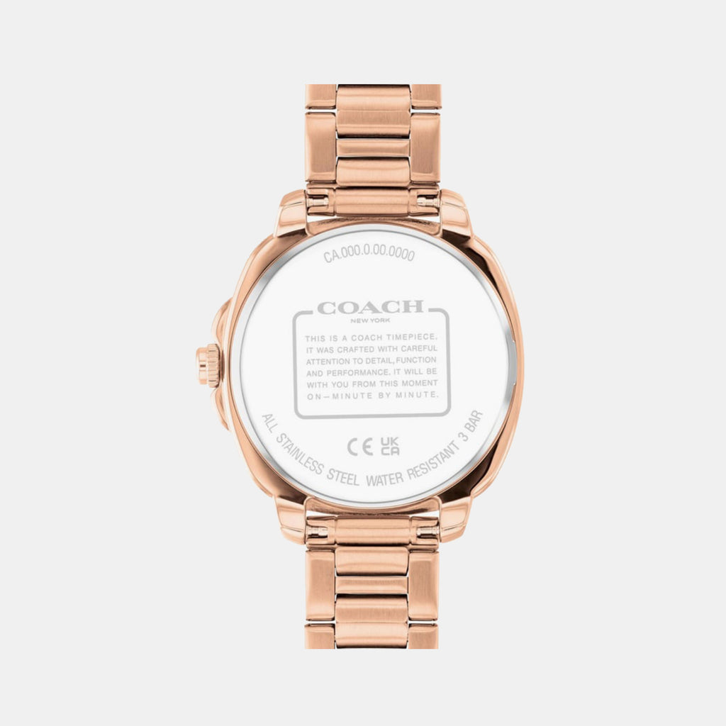 Kitt Women Quartz Pink Dial Analog Ceramic Watch 14504467