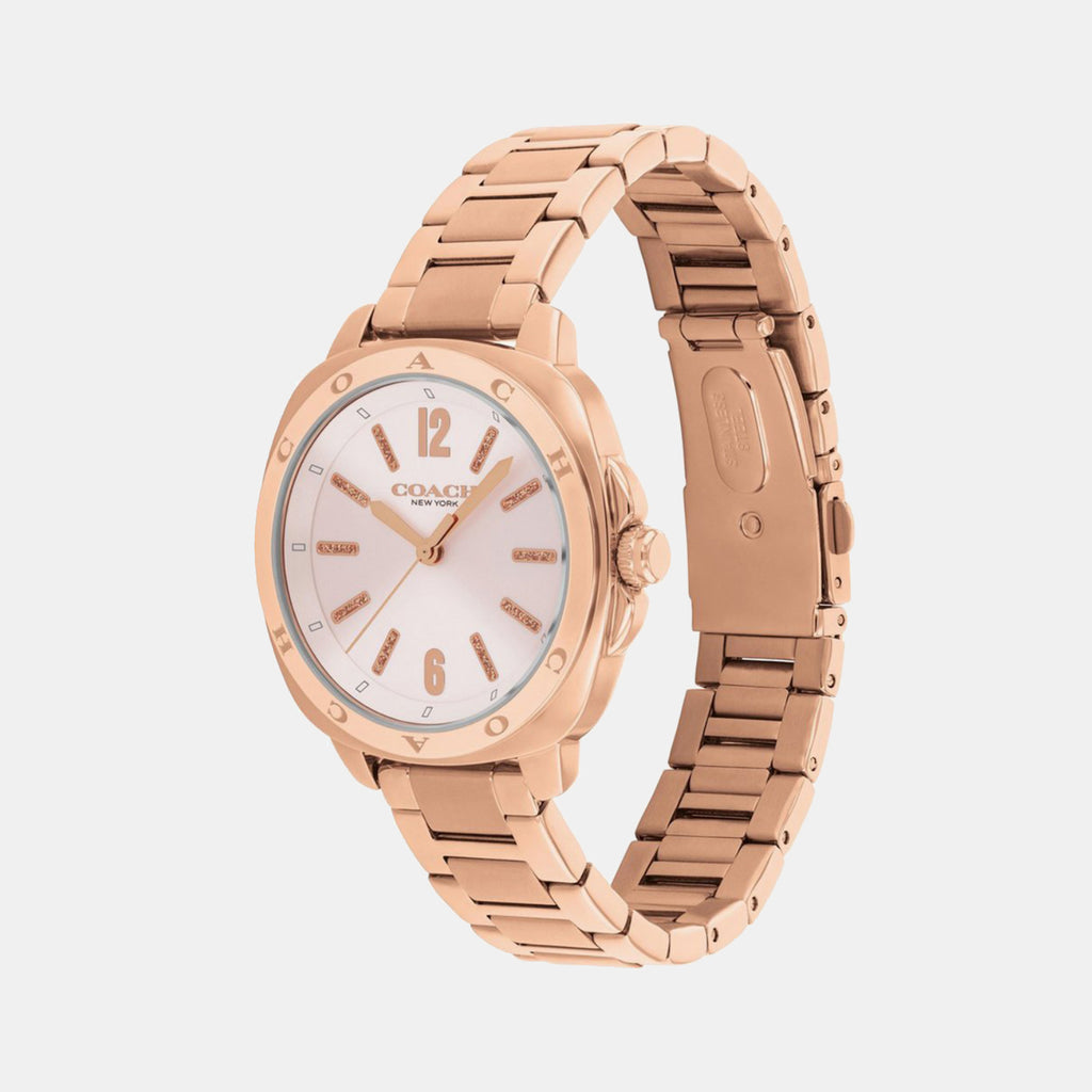 Kitt Women Quartz Pink Dial Analog Ceramic Watch 14504467