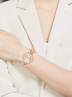 Kitt Women Quartz Pink Dial Analog Ceramic Watch 14504467