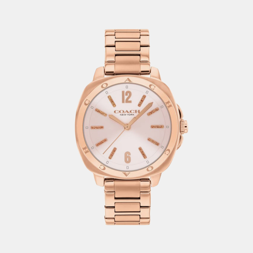 Kitt Women Quartz Pink Dial Analog Ceramic Watch 14504467