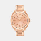 Kitt Women Quartz Rose Gold Dial Analog Stainless Steel Watch 14504479