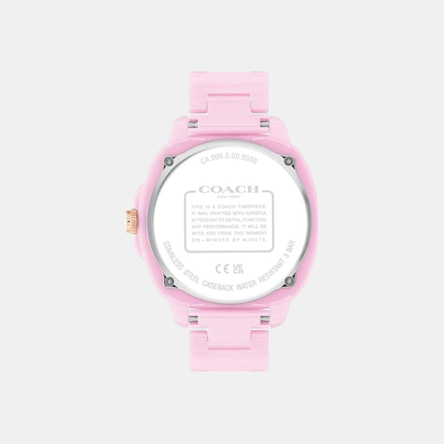 Kitt Women Quartz Pink Dial Analog Ceramic Watch 14504482