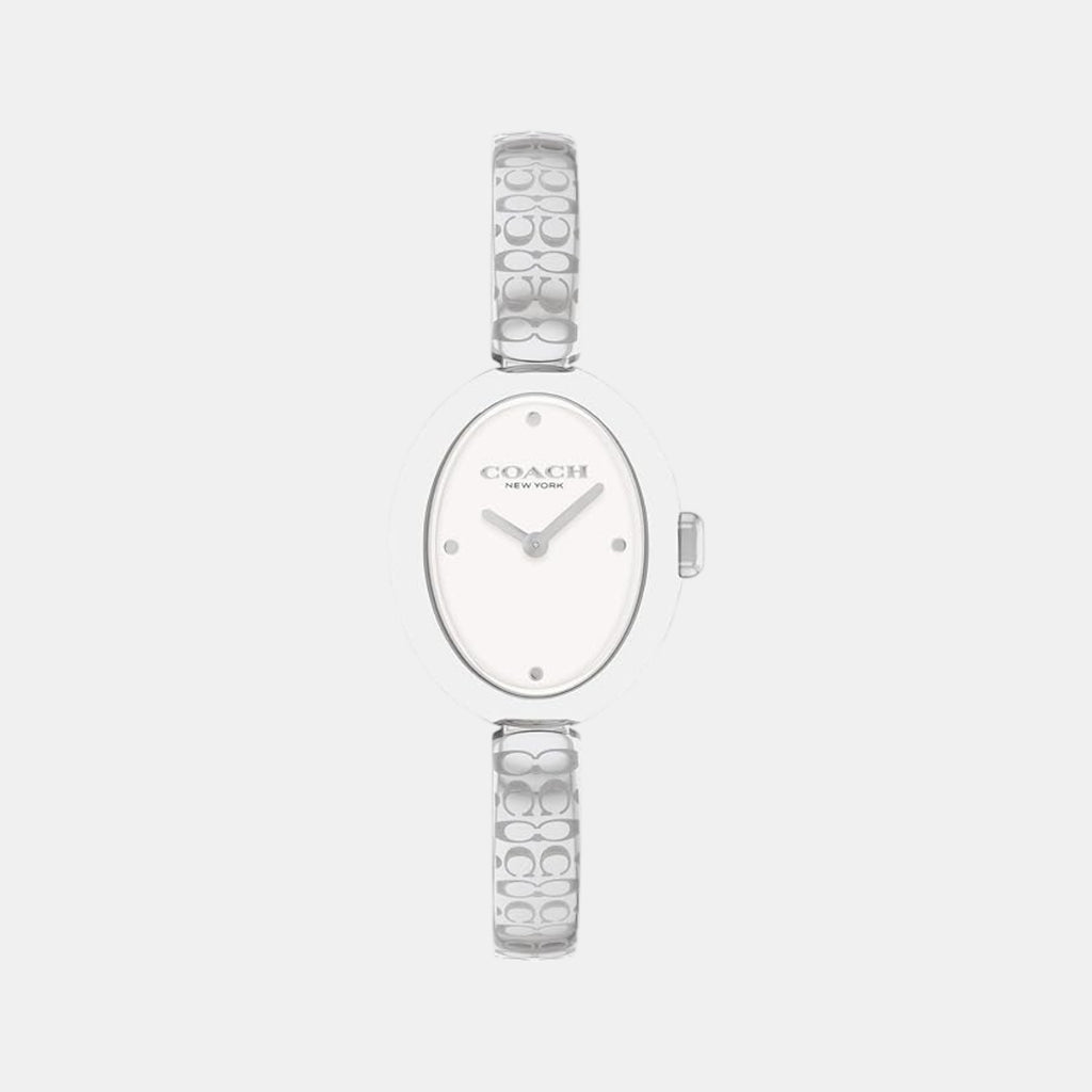Sammy Women Quartz White Dial Analog Stainless Steel Watch 14504483