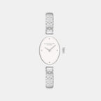 Sammy Women Quartz White Dial Analog Stainless Steel Watch 14504483