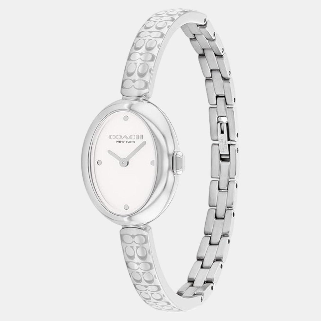 Sammy Women Quartz White Dial Analog Stainless Steel Watch 14504483