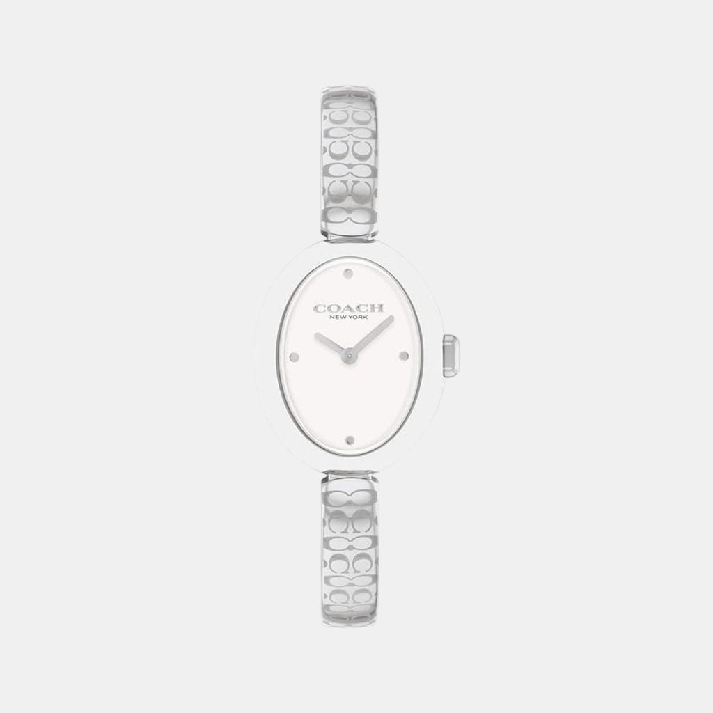 Sammy Women Quartz White Dial Analog Stainless Steel Watch 14504483