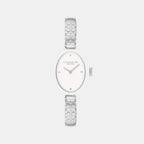 Sammy Women Quartz White Dial Analog Stainless Steel Watch 14504483