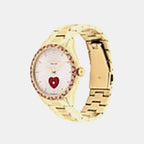 Brooks Women Automatic Pink Dial Analog Stainless Steel Watch 14504487