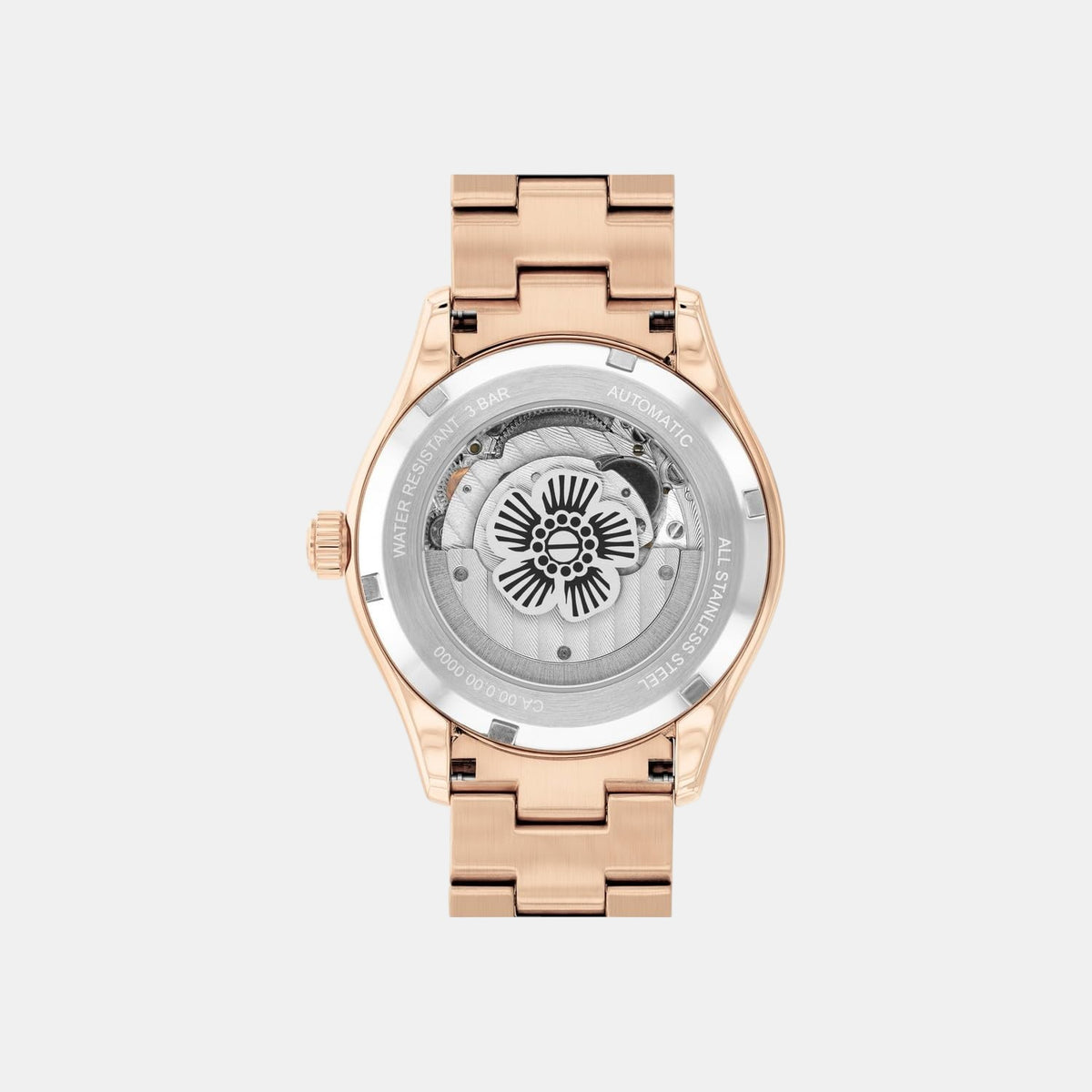 Brooks Women Automatic Pink Dial Analog Stainless Steel Watch 14504488