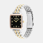 Cass Women Quartz Black Dial Analog Stainless Steel Watch 14504496