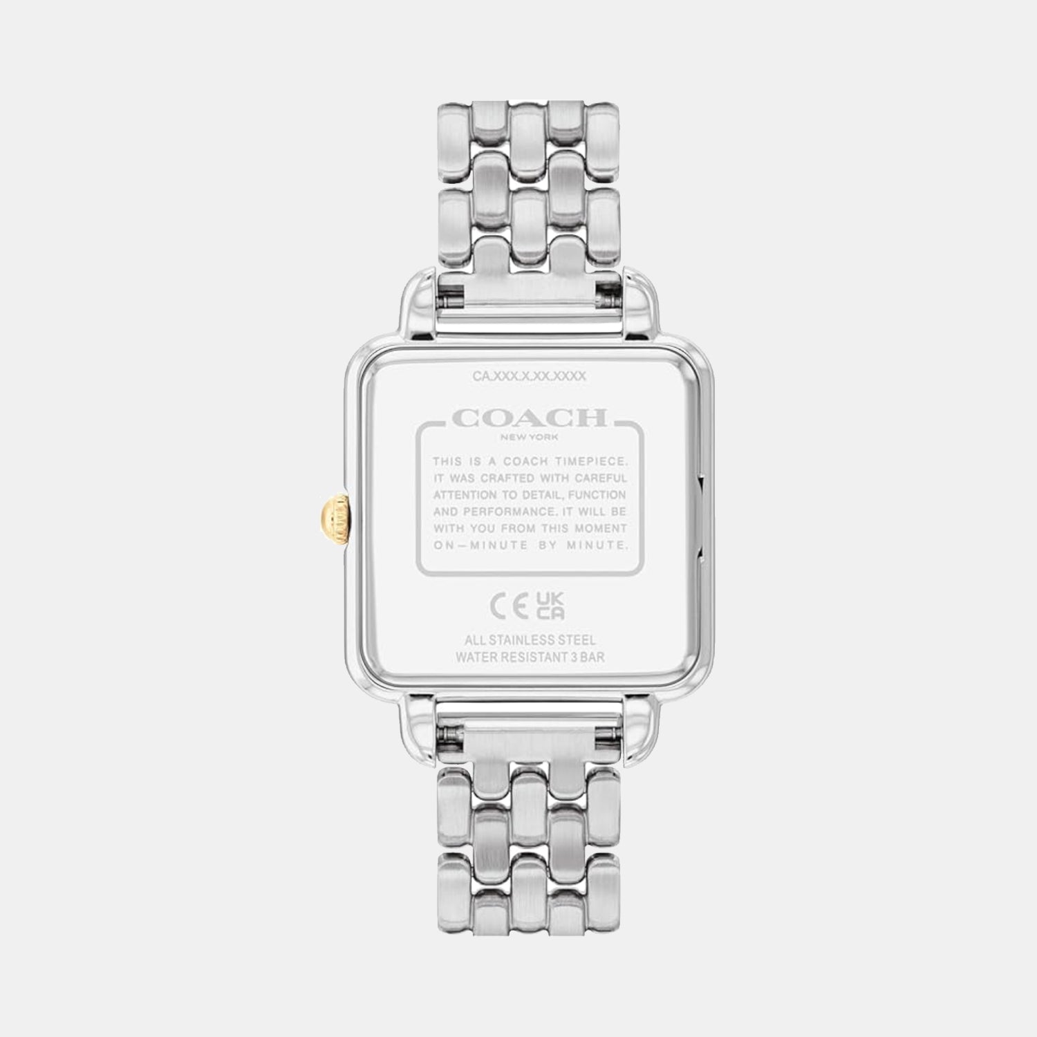 Cass Women Quartz Black Dial Analog Stainless Steel Watch 14504496