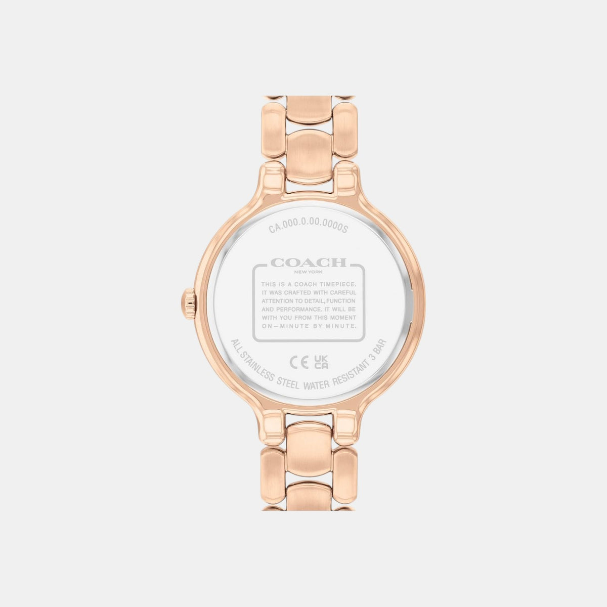 Chelsea Women Quartz Pink Dial Analog Stainless Steel Watch 14504498