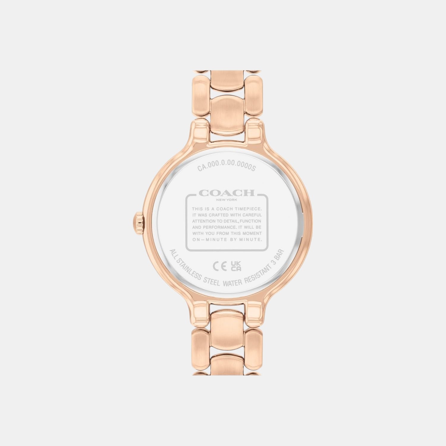 Chelsea Women Quartz Pink Dial Analog Stainless Steel Watch 14504498