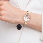 Chelsea Women Quartz Pink Dial Analog Stainless Steel Watch 14504498