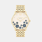 Elliot Women Quartz Chalk Dial Analog Stainless Steel Watch 14504517