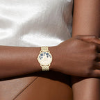 Elliot Women Quartz Chalk Dial Analog Stainless Steel Watch 14504517