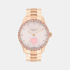 Brooks Women Automatic Light Pink Dial Analog Stainless Steel Watch 14504523