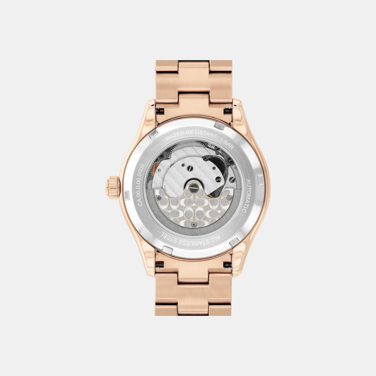 Brooks Women Automatic Pink Dial Analog Stainless Steel Watch 14504523