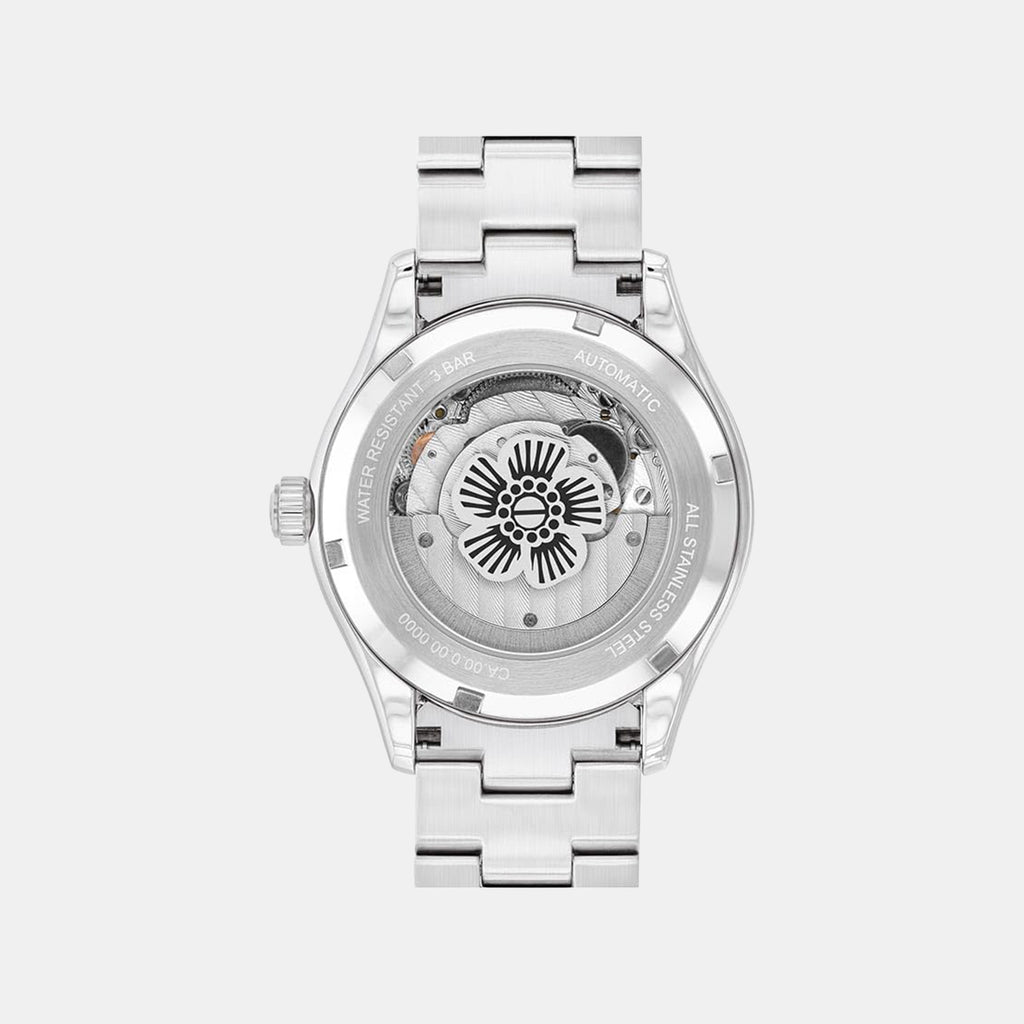 Brooks Women Automatic Silver Dial Analog Stainless Steel Watch 14504526