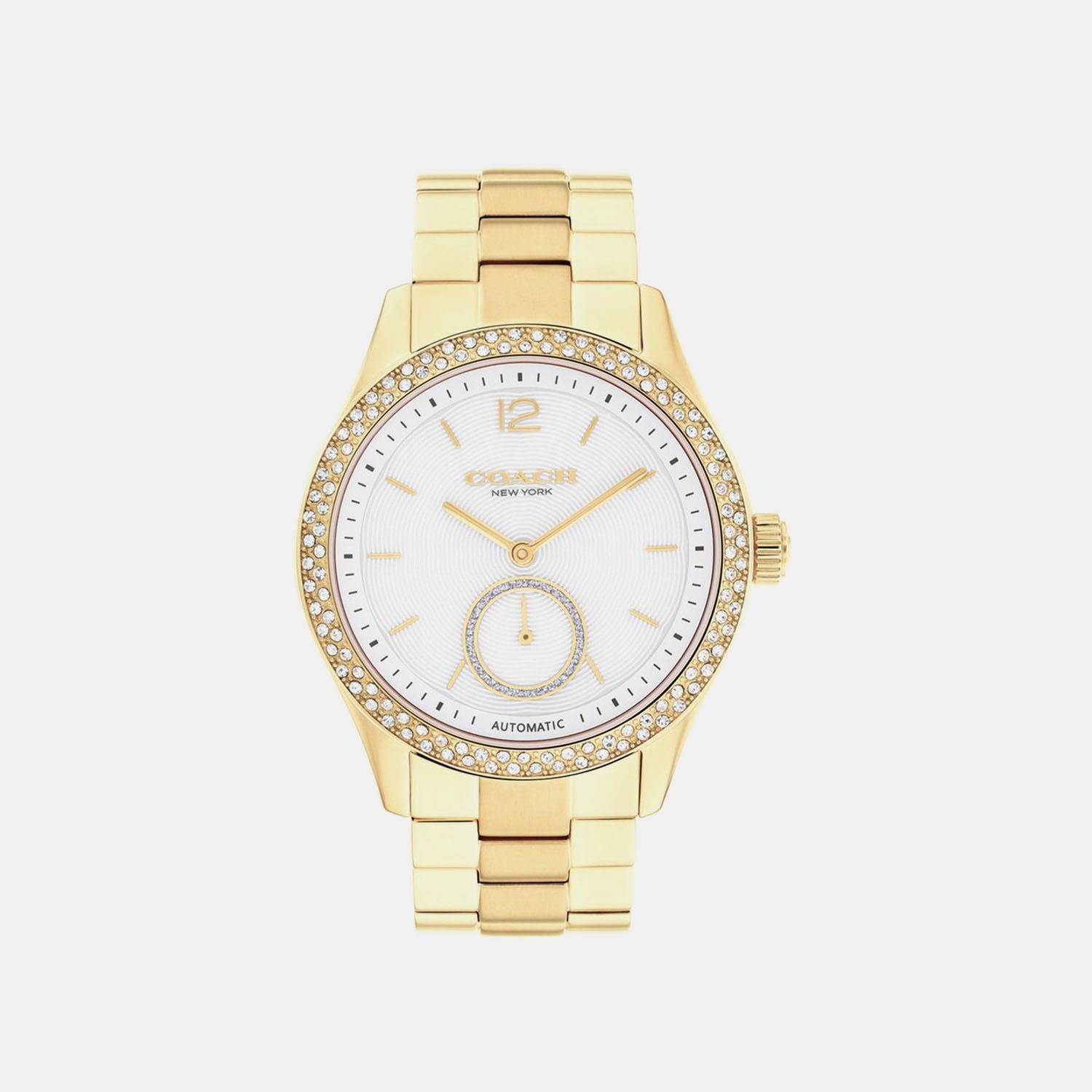 Brooks Women Automatic White Dial Analog Stainless Steel Watch 14504527