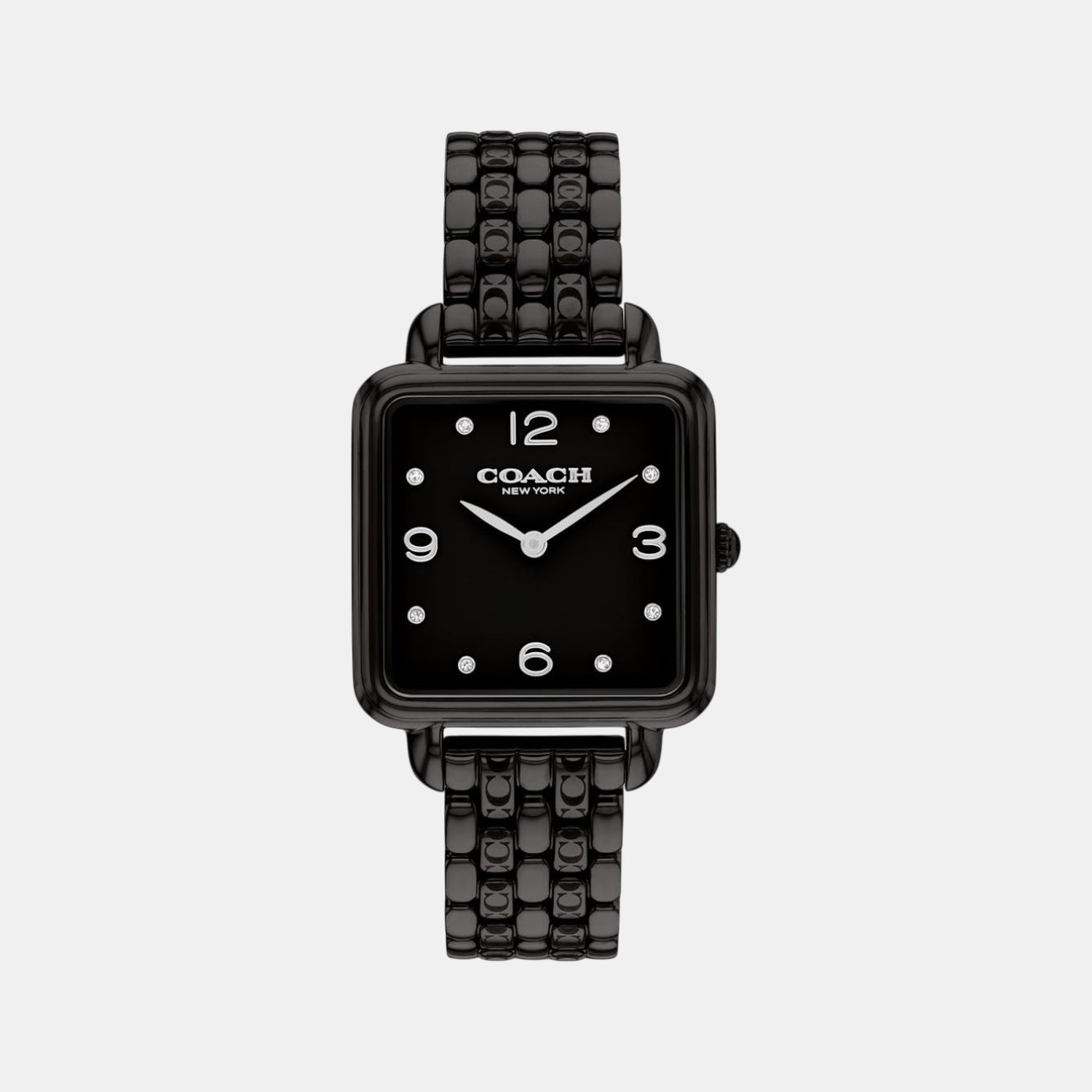 Cass Women Quartz Black Dial Analog Stainless Steel Watch 14504533