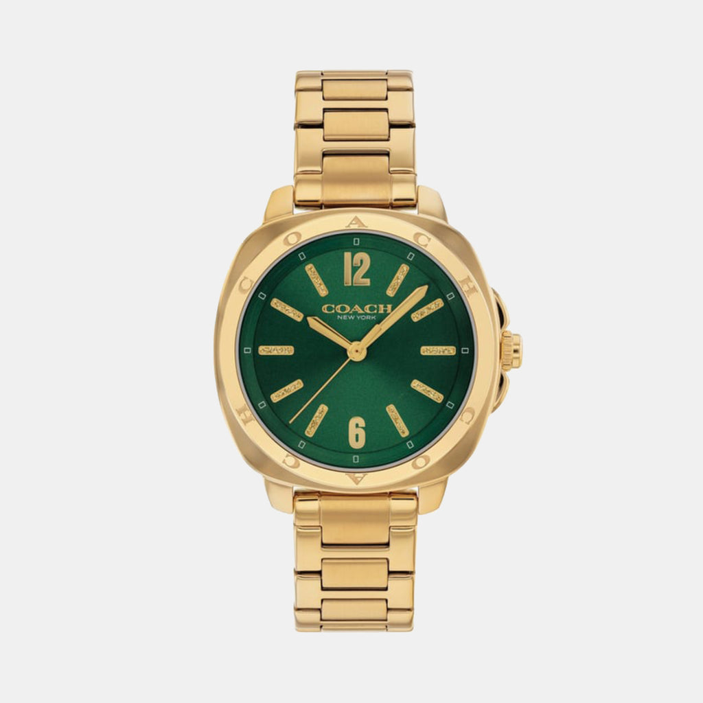 Kitt Women Quartz Green Dial Analog Ceramic Watch 14504535