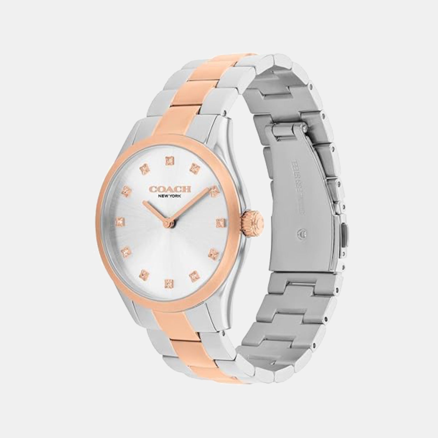 Brooks Women Quartz Silver Dial Analog Stainless Steel Watch 14504537