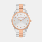 Brooks Women Quartz Silver Dial Analog Stainless Steel Watch 14504537
